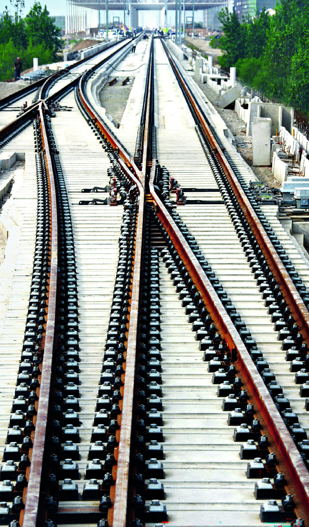 时速350公里高速铁路道岔