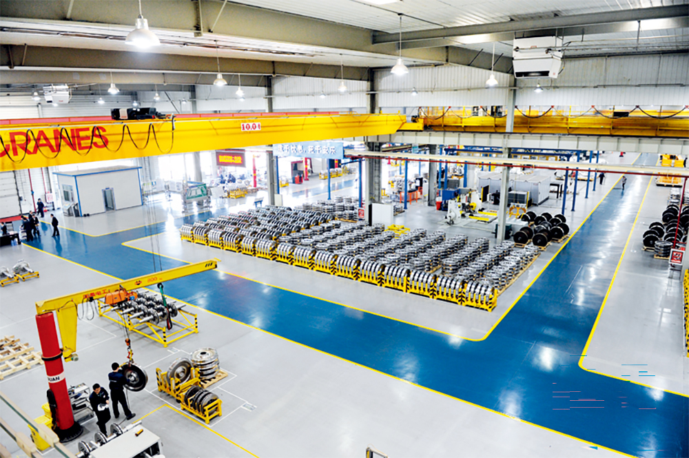 动车组轮轴生产车间